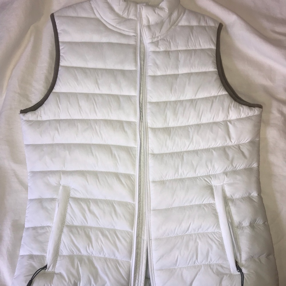 White Puffer Vest